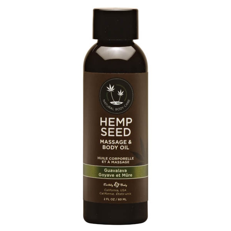 Hemp Seed Massage & Body Oil 59 ml - Guavalava